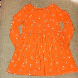 Cat & Jack, 5t long sleeve pumpkin dress